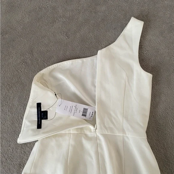 NWT French Connection One Shoulder A-Line Dress - Sz 0 - Picture 5 of 11